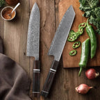 Kenzo – Damascus Chef & Kiritsuke Knives Set