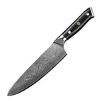 Takunaga - Professional Damascus Steel Japanese Chef Kitchen Knife Set SteelSensei