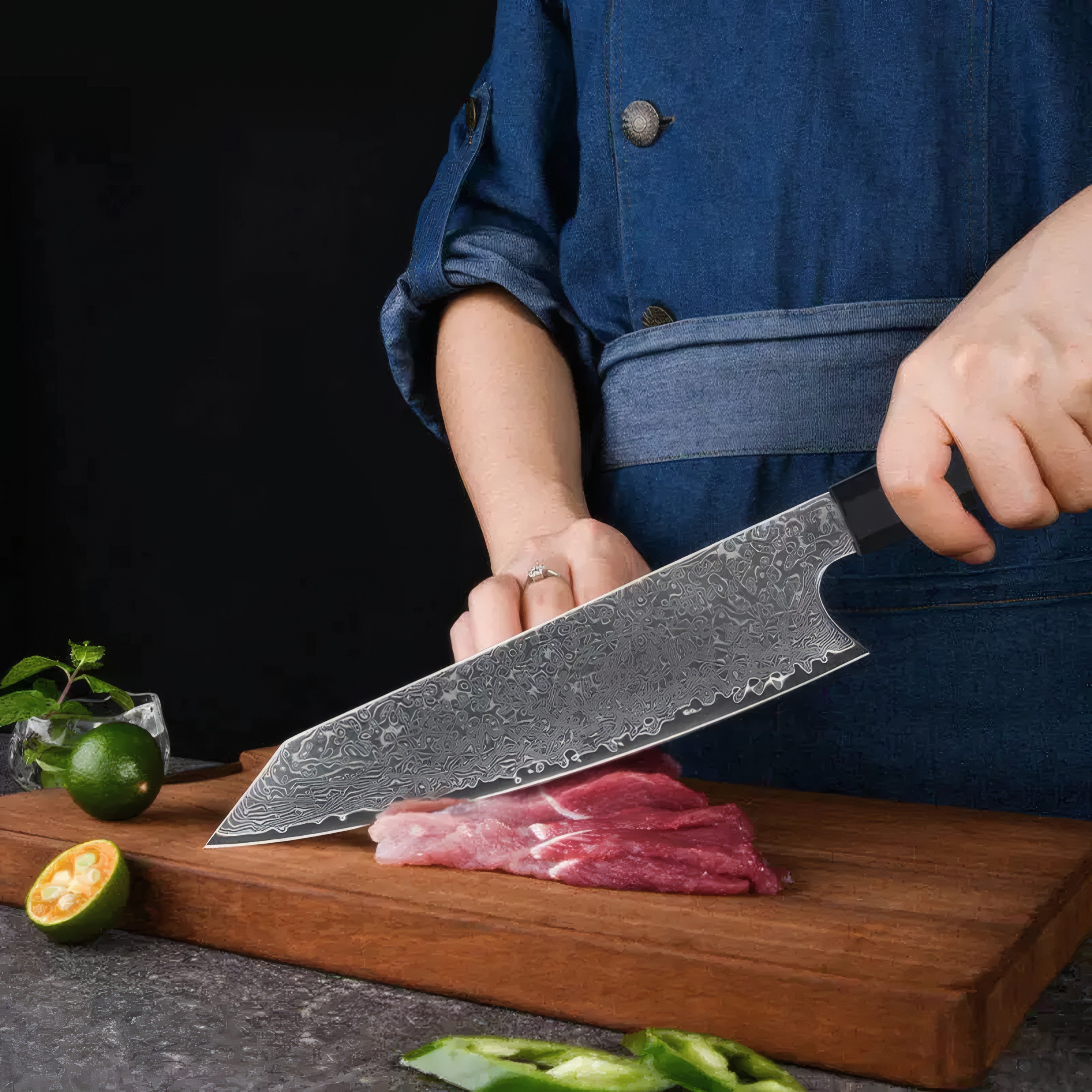 Shinobi – Professional 8-Inch Damascus Chef Knife