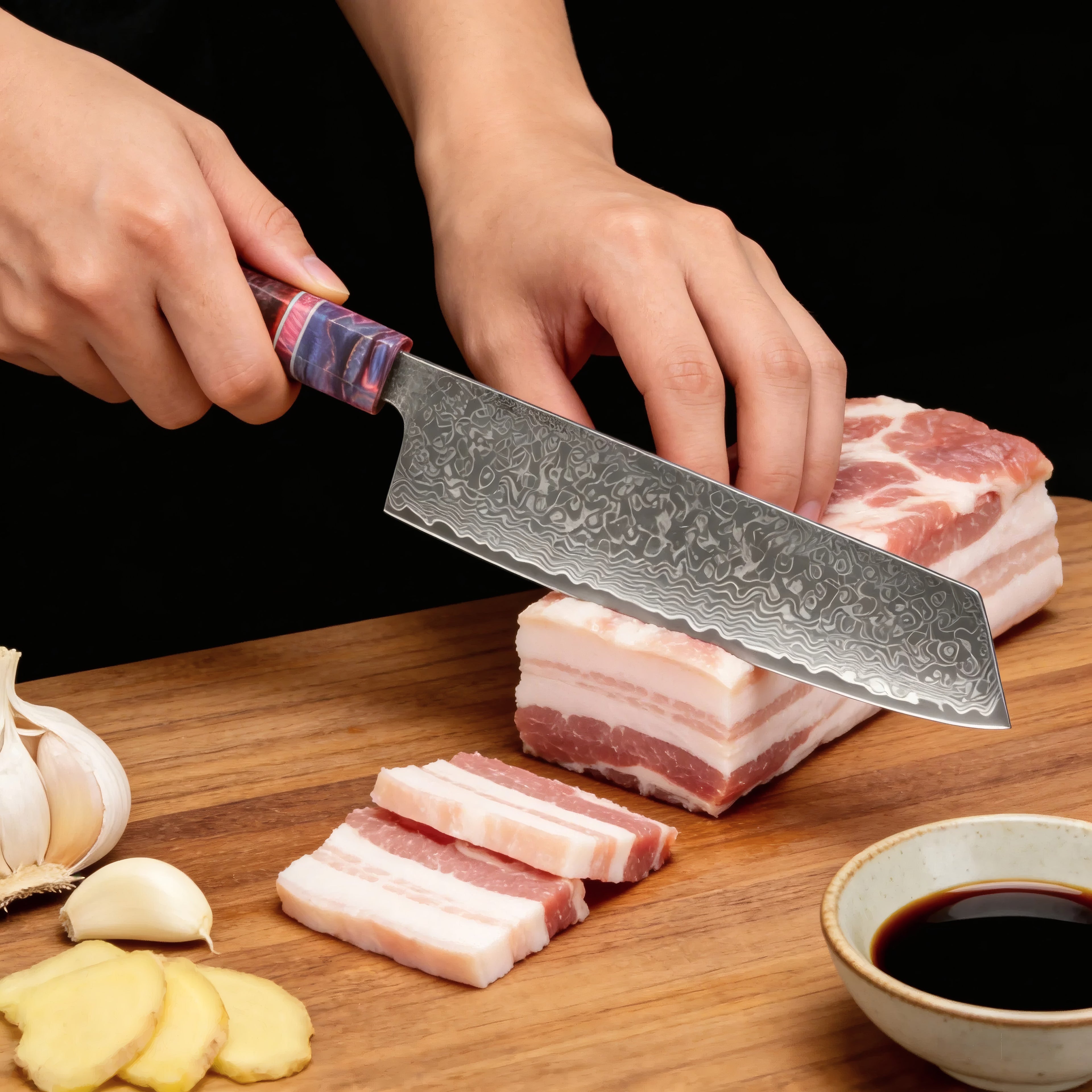 Kaito – VG10 Damascus Japanese Knife Set (1–5 Piece)