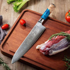 Hagetsu - Professional Damascus Chef Kitchen Knife Set SteelSensei