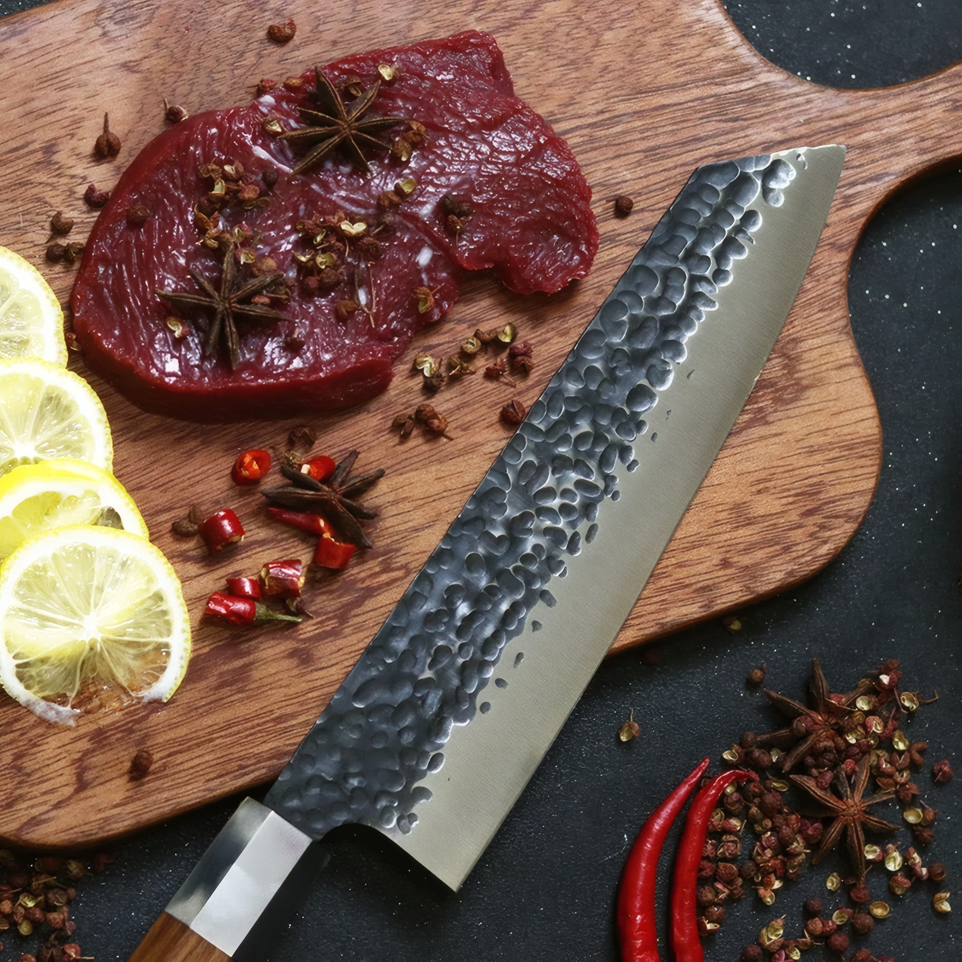 Riku – Handmade Forged 8" Kiritsuke Chef Knife