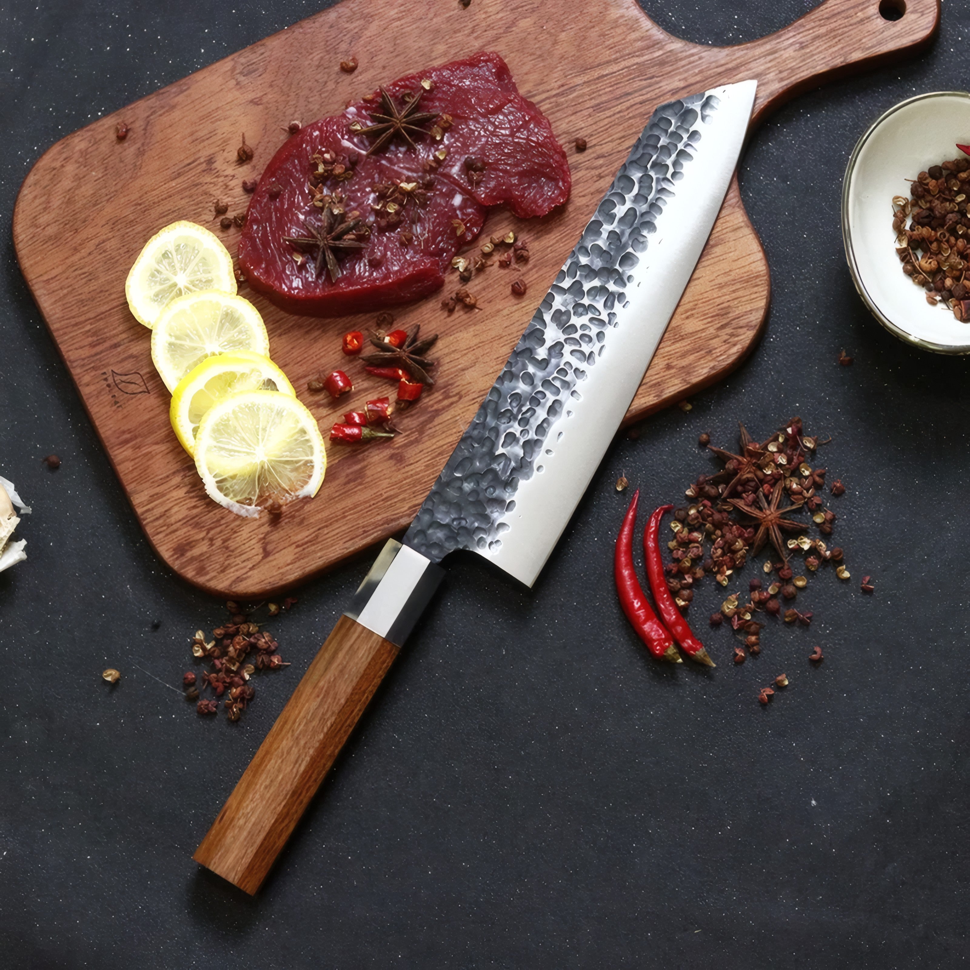 Riku – Handmade Forged 8" Kiritsuke Chef Knife
