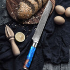 Hagetsu - Professional Damascus Chef Kitchen Knife Set SteelSensei