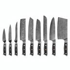 Takunaga - Professional Damascus Steel Japanese Chef Kitchen Knife Set SteelSensei