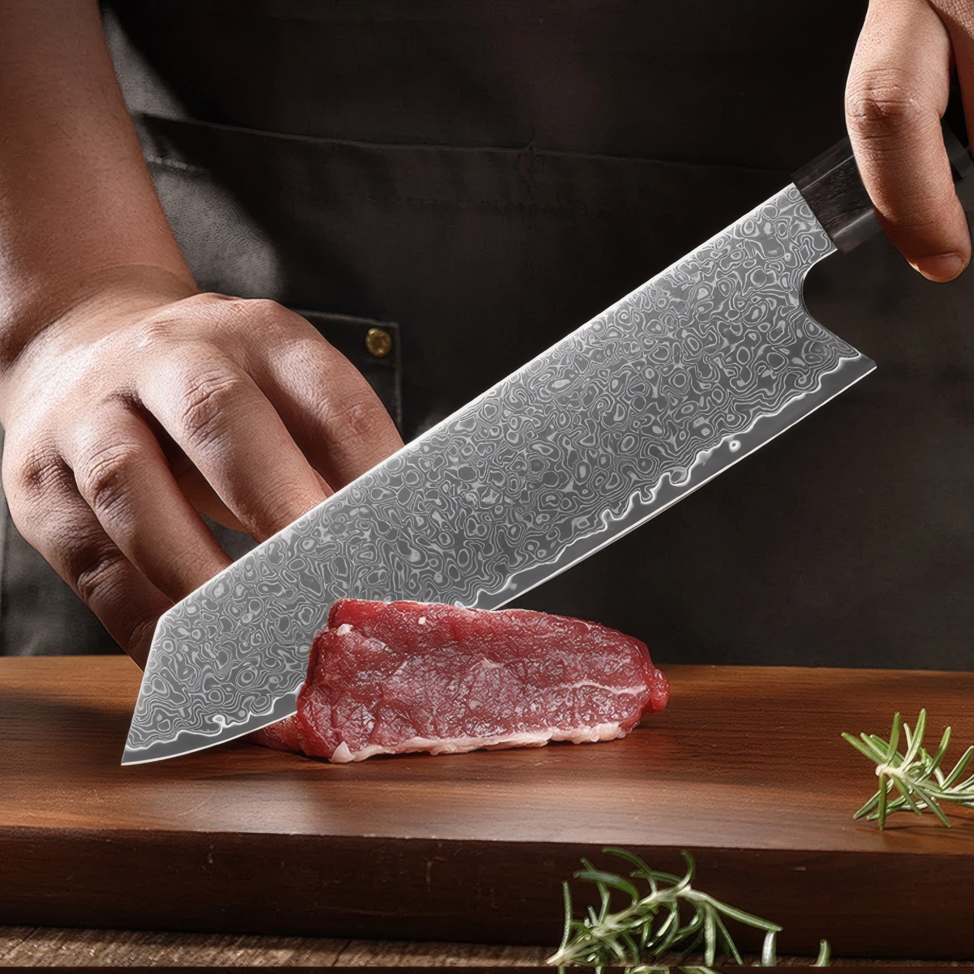 Kenzo – Damascus Chef & Kiritsuke Knives Set
