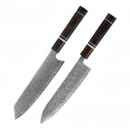 Kenzo – Damascus Chef & Kiritsuke Knives Set