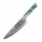 Masaru – 67-Layer Damascus Abalone Chef Knife Set