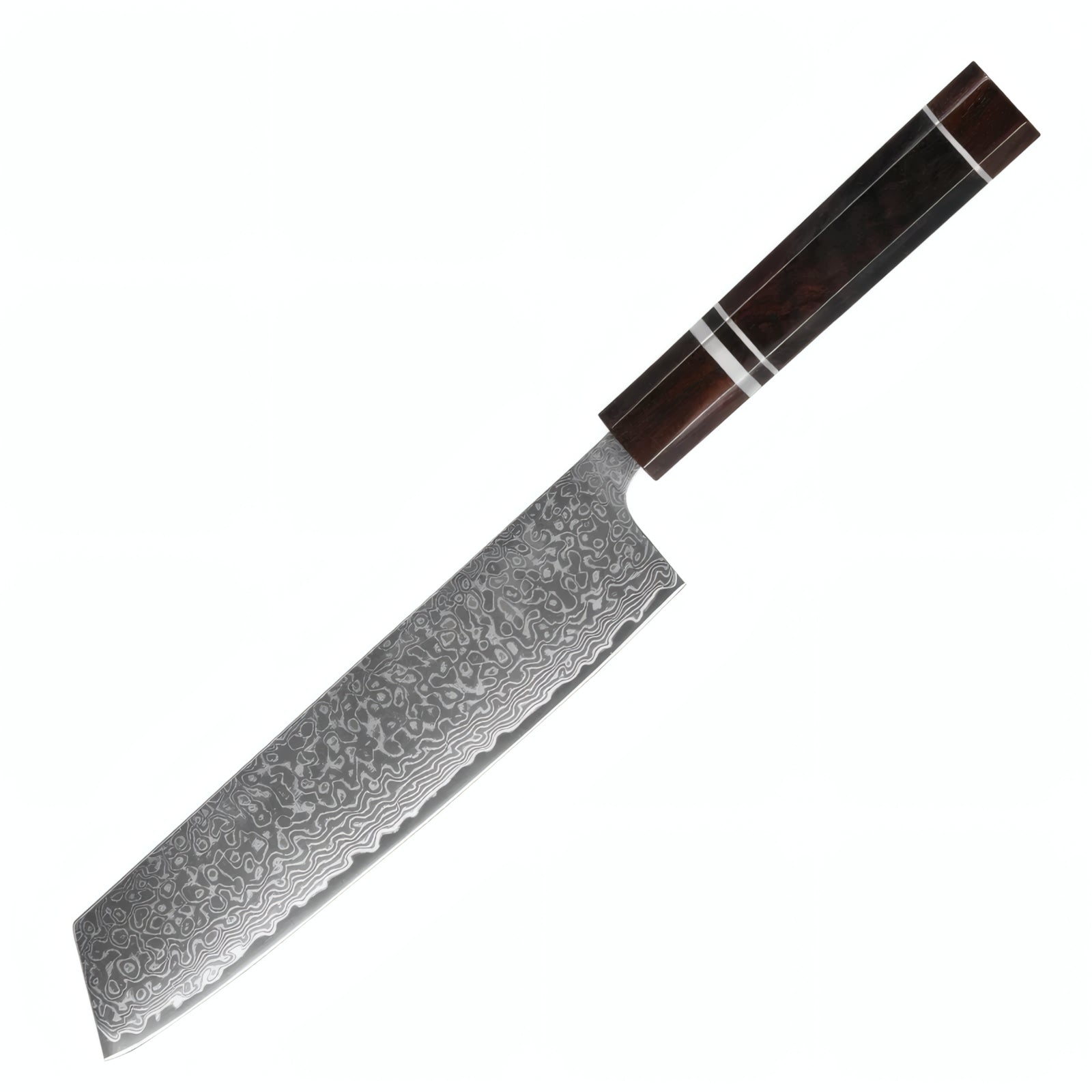 Kenzo – 67-Layer VG10 Damascus Knife Set (Ebony Handle)