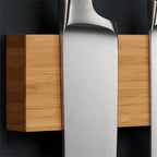 Magnetic Bamboo Knife Holder Bar 16”