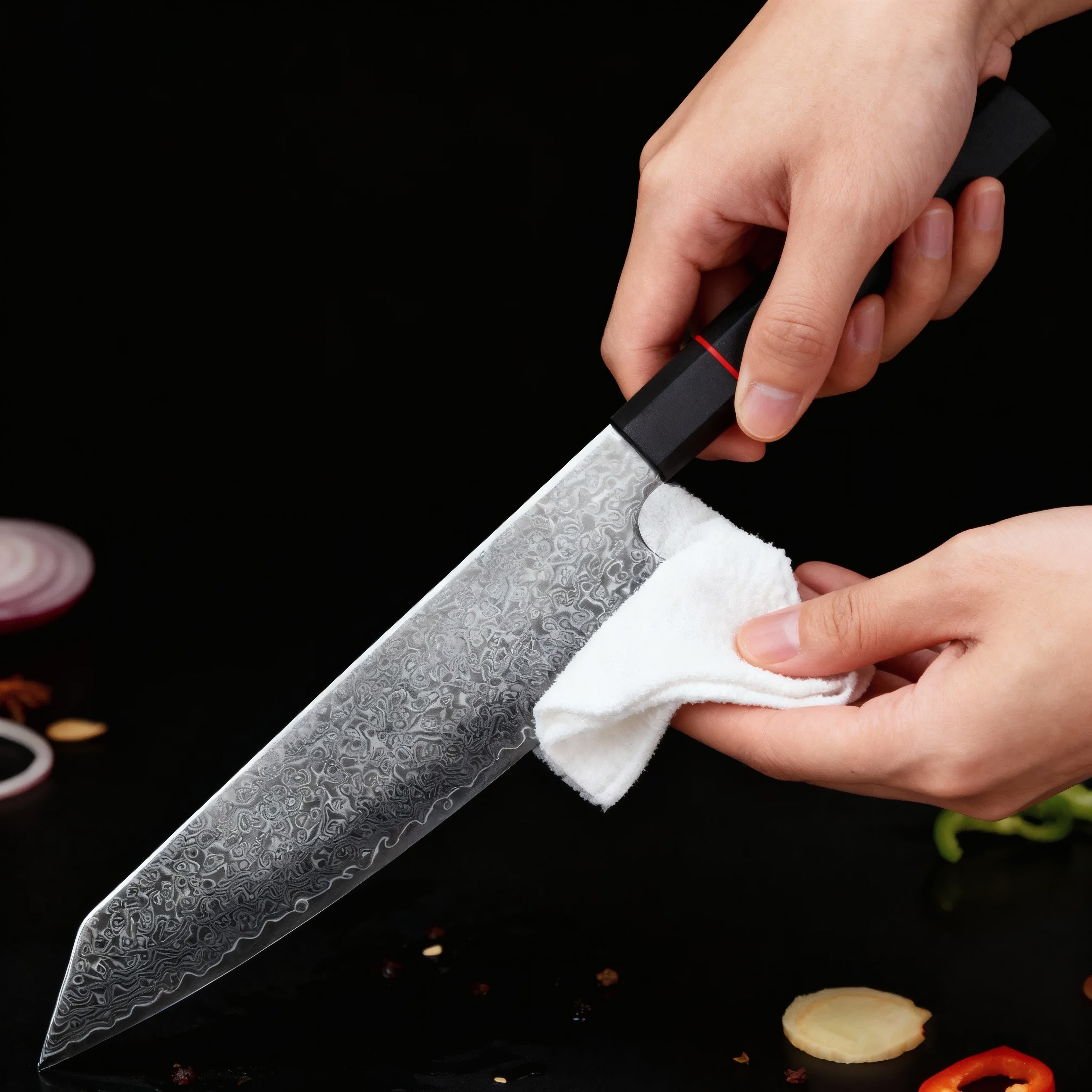 Shinobi – Professional 8-Inch Damascus Chef Knife