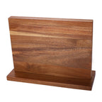 Double-Sided Magnetic Wooden Knife Block Stand