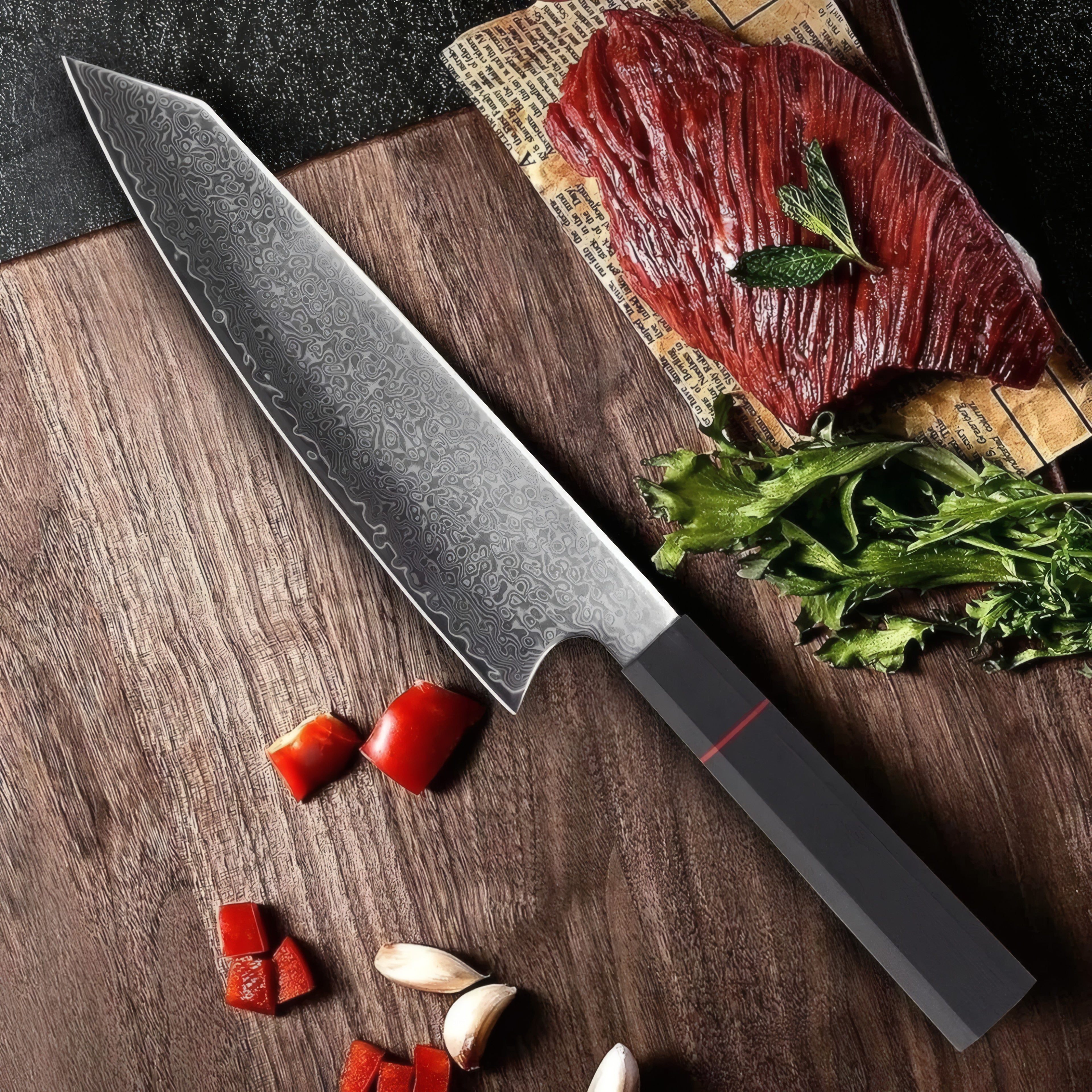 Shinobi – Professional 8-Inch Damascus Chef Knife