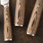 Kensei - Professional Hammered Steel 7-Piece Chef Kitchen Knife Set SteelSensei